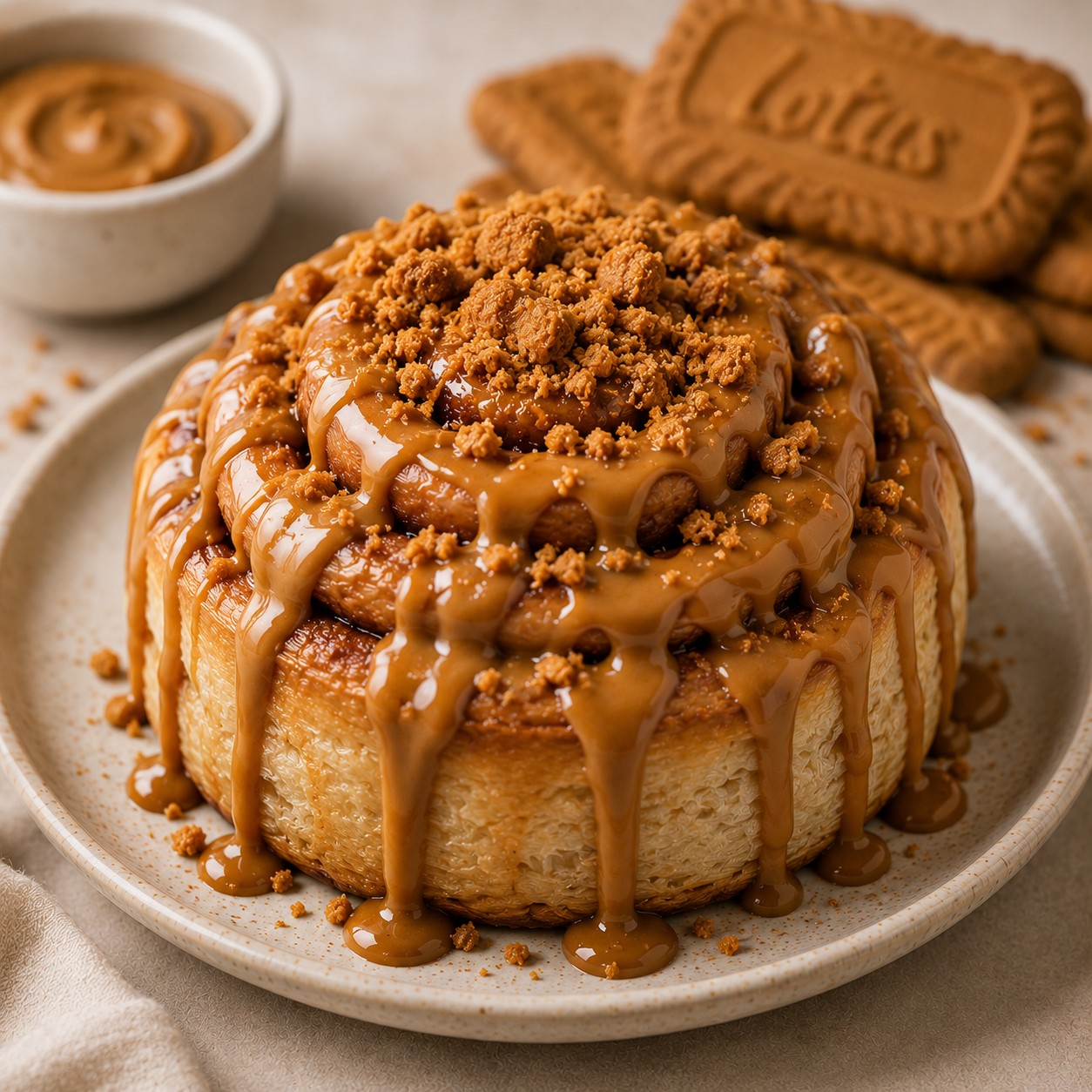 Biscoff Cinnamon Roll