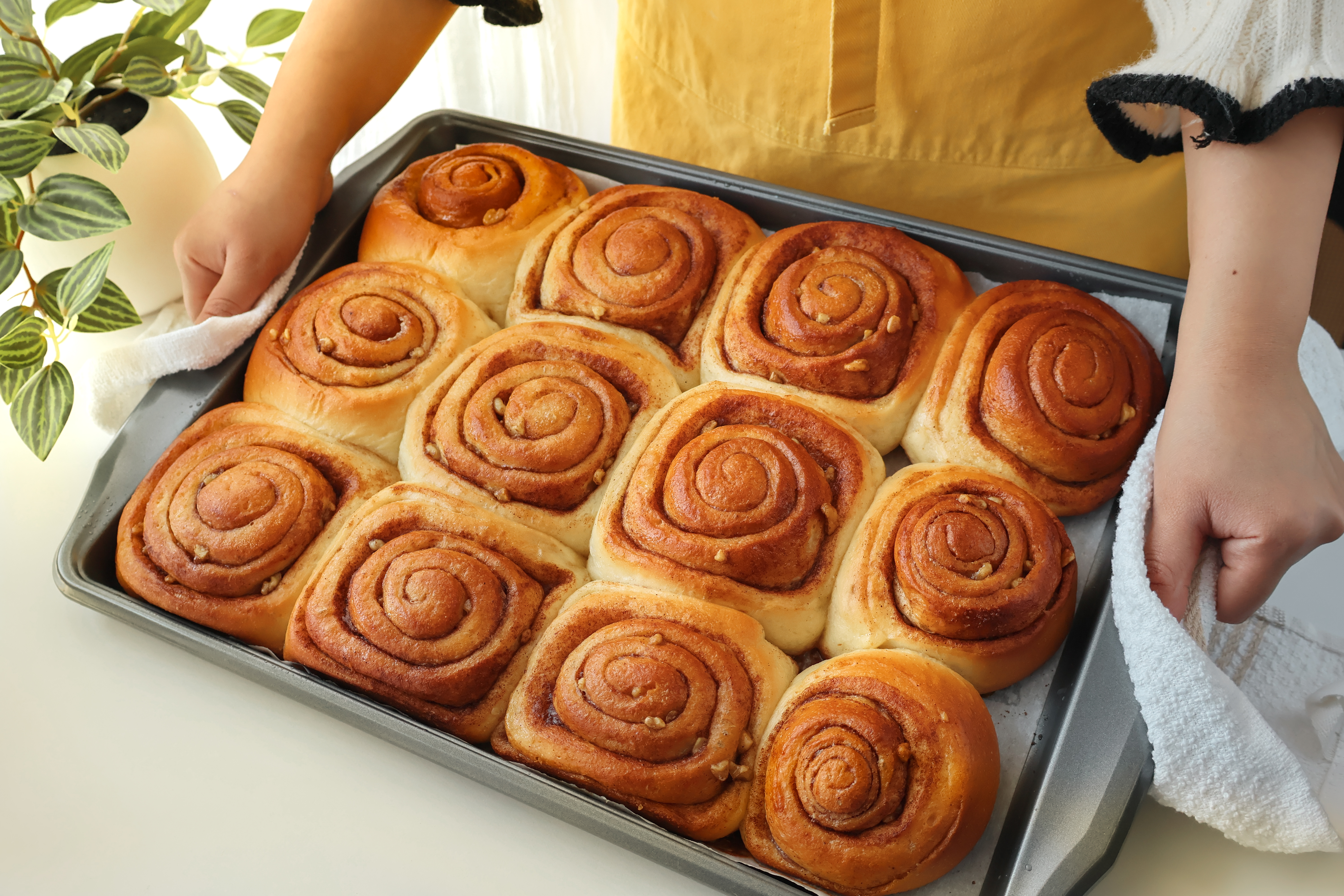 Stack of Cinnamon Rolls